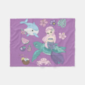 Une couverture "Sous la mer" pour les filles. (Devant (Horizontal))