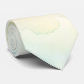 Une cravate avec un motif d'aquarelle pastel doux (Roulé)