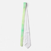Une cravate avec un motif d'aquarelle vert clair e (Dos)