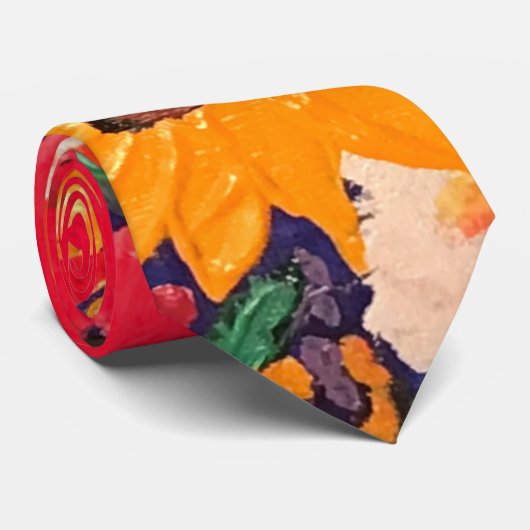 une cravate colorée (Roulé)