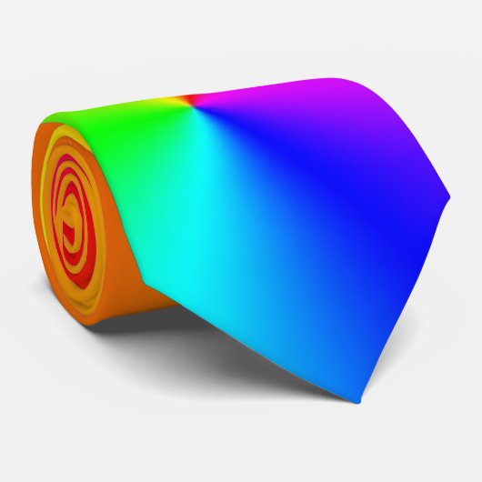 Une cravate d'arc-en-ciel de Perspecitive ! (Roulé)