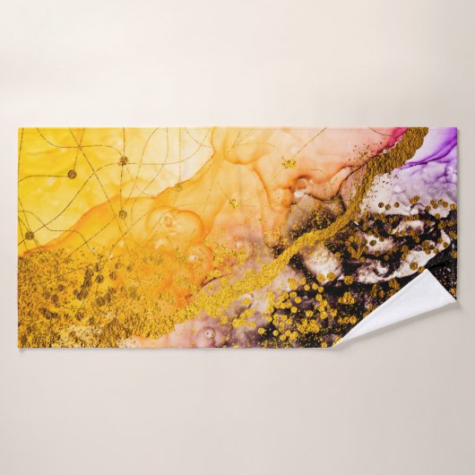 Une créativité transparente. Nuages Abstraits -ART (Serviette de bain)