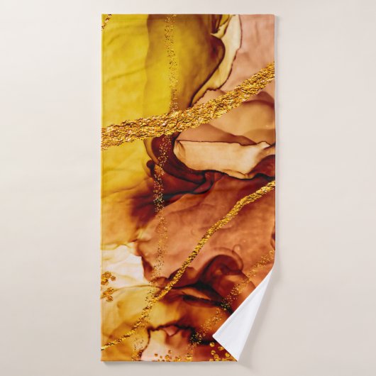 Une créativité unique. Art&Or. Inspiré par le ciel (Serviette de bain)