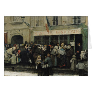 Une cuisine de soupe pendant le siège de Paris