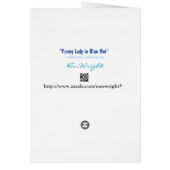 Une dame drôle teste l'eau (Dos)