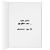 Une Dame Humoristique Qui rit Dernière (Intérieur (Droit))