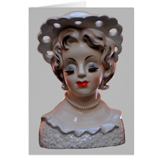 Une dame sophistiquée dans une belle carte de Casq (Devant)