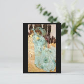 une dame victorienne comme carte postale de la mor (Debout devant)