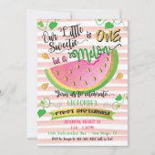 Une dans Melon première invitation de fête d'anniv (Devant)
