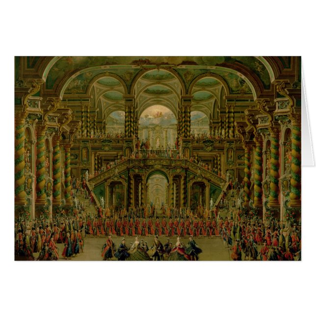 Une danse dans un palais rococo baroque (Devant horizontal)