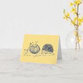 une de ces choses... carte (Fleur jaune)