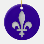 Une décoration ornementale en argent (Dos)