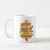 Une découpe de papier est la Mug finale de vengean (Gauche)