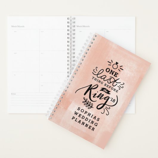 UNE DERNIÈRE CHOSE AVANT LA ANNEAU (Devant avec enveloppe)