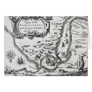 Une des cartes les plus tôt du Magellan