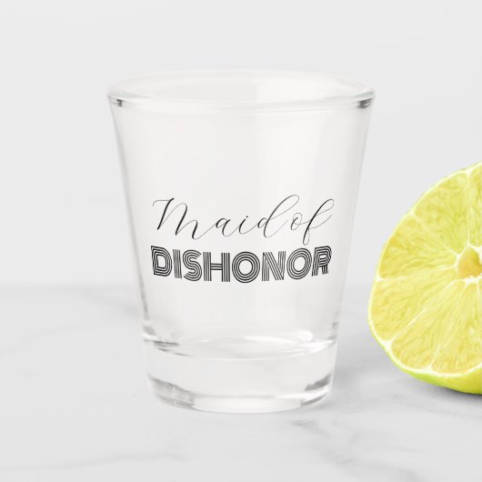 Une domestique de Dishonor Bachelorette en verre d (Devant)
