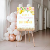 Une douce Affiche de bienvenue de Baby shower de c