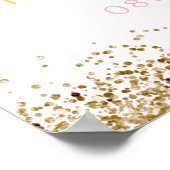 Une douce Affiche de bienvenue de Baby shower de c (Coin)