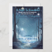 Une douce nuit étoilée 16 Invitation (Devant)