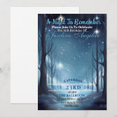 Une douce nuit étoilée 16 Invitation (Devant / Derrière)