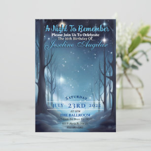 Une douce nuit étoilée 16 Invitation