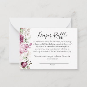 Une douce petite fille Baby shower Déchets Carte R