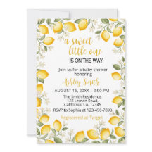 Une Douce Petite Invitation de Baby Shower au Citr