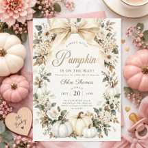 Une Douce Petite Invitation De Fête Prénatale De C