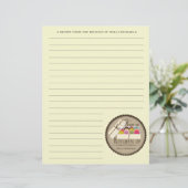 Une douzaine de Macarons Français papier recette (Debout devant)