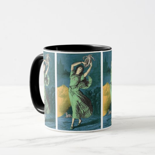 Une Échéance Colorée Illustration Mug (Devant gauche)