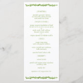 Une élégance Woodsy | Menu Réception Vigne Mariage (Devant)