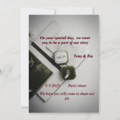 "Une élégante invitation de mariage " (Devant)