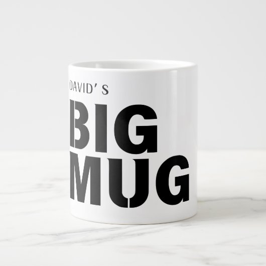 Une énorme Mug | Coupe Jumbo de nouveauté (Devant)