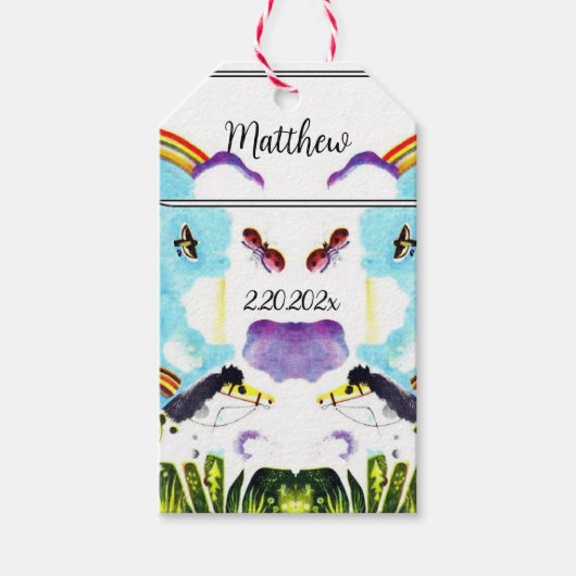 Une étiquette cadeau mignonne en tant que Signet p (Devant)