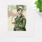 Une étiquette cadeau Noel Jane Austen INspashed Si (Bureau)