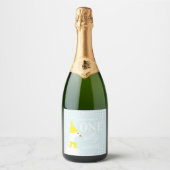 Une Étiquette de Boisson pour le 1er Anniversaire (Devant)