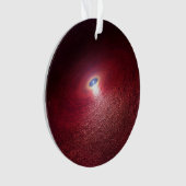 Une Étoile De Neutron Avec Un Disque De Poussière  (devant)