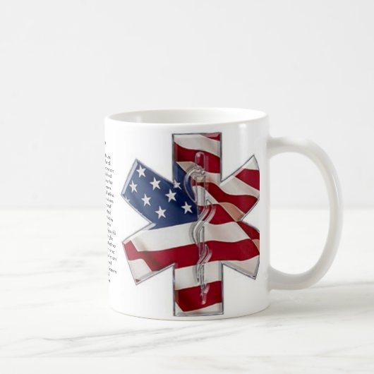 Une étoile de prière d'EMT de tasse de la vie (Droite)