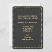 Une étoile est née Anniversaire Fête Invitation (Dos)