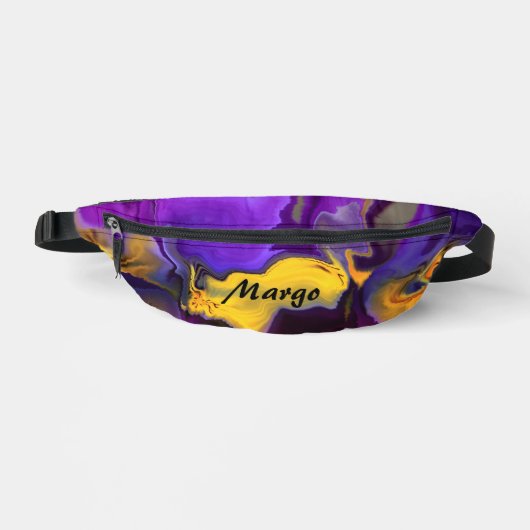 Une explosion de passion jaune et violette (Recto)