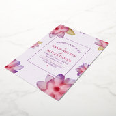 Une Faire-part de mariage Florale Simple Et Belle (Rotation)