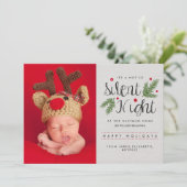 Une Faire-part de naissance De Nuit Pas Si Silenci (Debout devant)