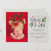 Une Faire-part de naissance De Nuit Pas Si Silenci (Devant / Derrière)