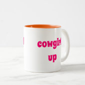 Une Femme À Deux Tons De Mug De Café (Devant droit)