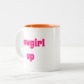 Une Femme À Deux Tons De Mug De Café (Devant gauche)