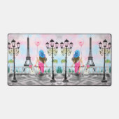 Une femme à Paris Tour Eiffel Design miroir (Recto)