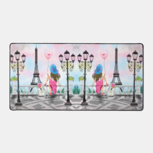 Une femme à Paris Tour Eiffel Design miroir