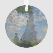 Une femme avec un parasol par Claude Monet (dos)