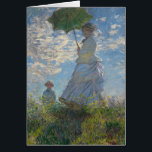 Une femme avec un parasol par Monet<br><div class="desc">La femme de Monet avec un parasol</div>