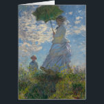 Une femme avec un parasol par Monet<br><div class="desc">La femme de Monet avec un parasol</div>